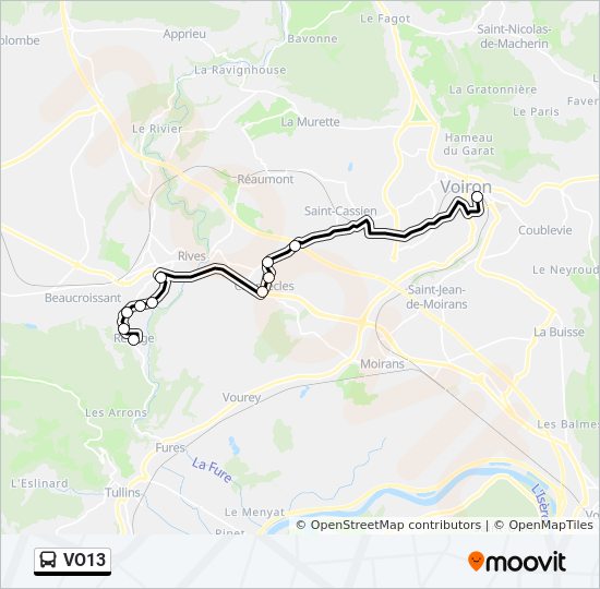 VO13  Line Map