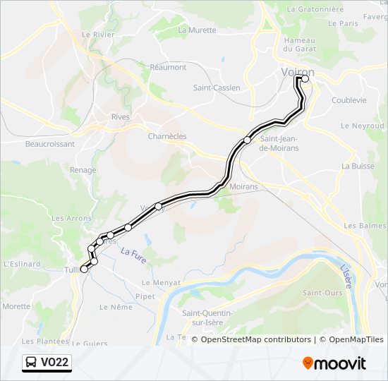 VO22  Line Map