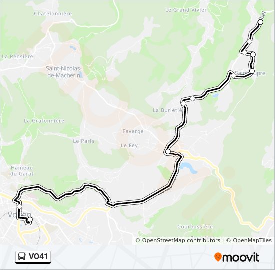 VO41  Line Map