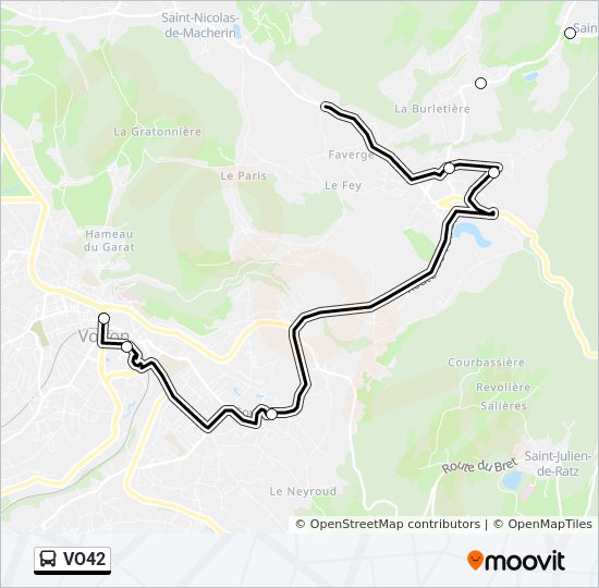 VO42  Line Map