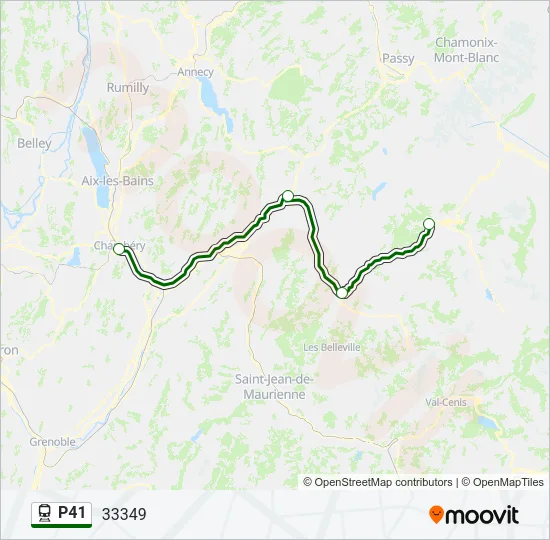 P41 Train Line Map