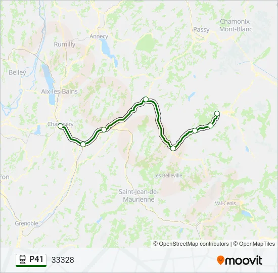 P41 Train Line Map