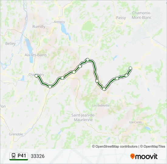 P41 Train Line Map