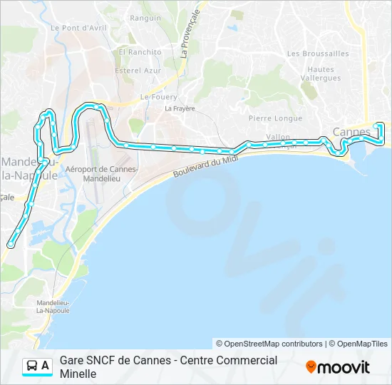 A Bus Line Map