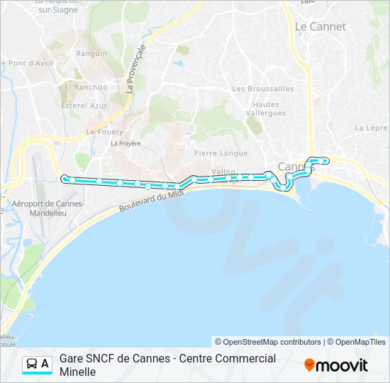 A Bus Line Map