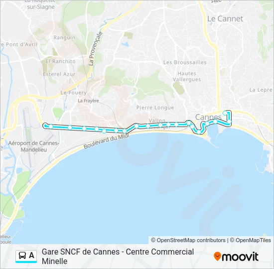 A Bus Line Map