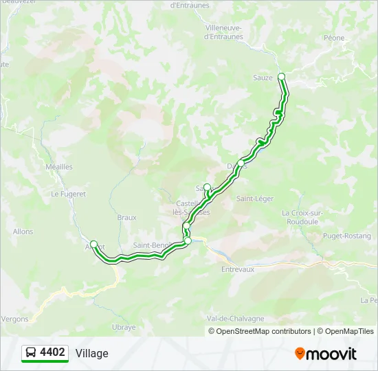 4402 Bus Line Map