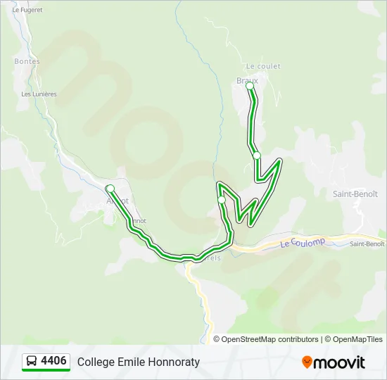 4406 Bus Line Map