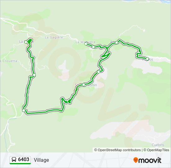 6403 bus Line Map