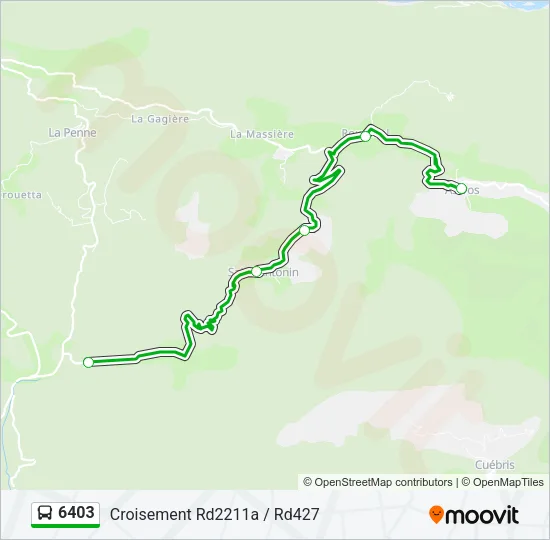 6403 Bus Line Map
