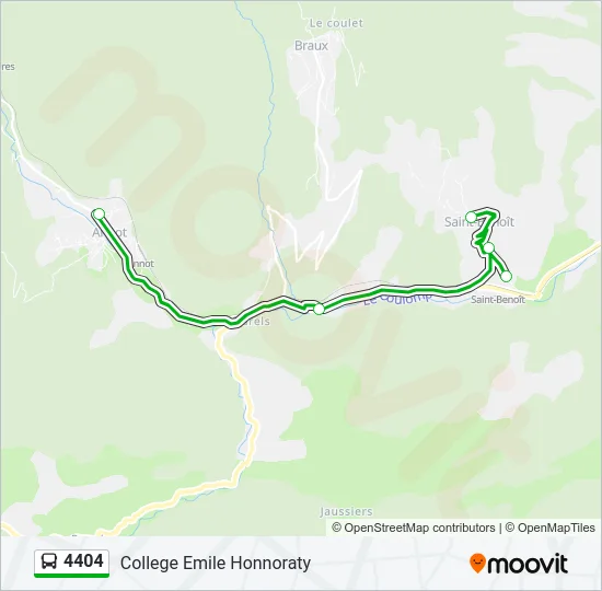 4404 Bus Line Map