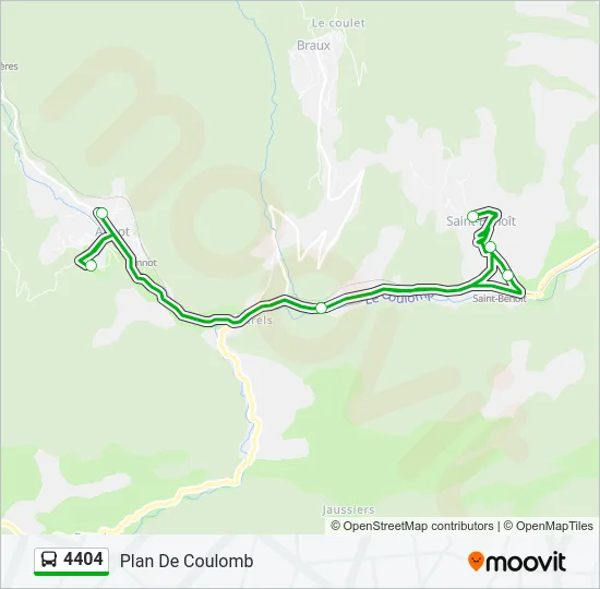 4404 Bus Line Map