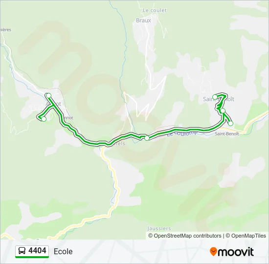 4404 Bus Line Map