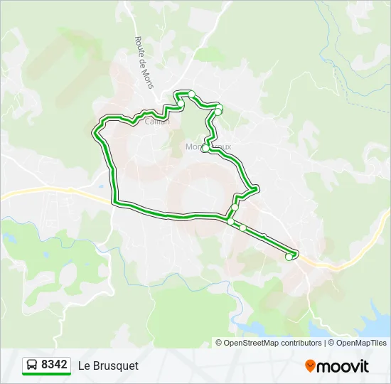8342 Bus Line Map
