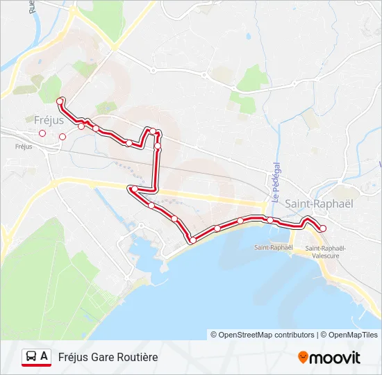 A Bus Line Map