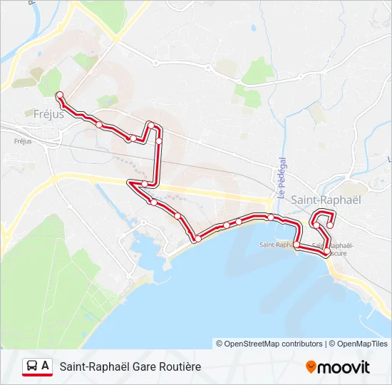 A Bus Line Map