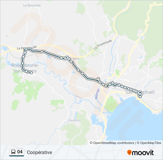 04 bus Line Map