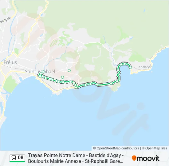 08 Bus Line Map