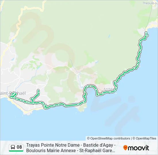 08 Bus Line Map
