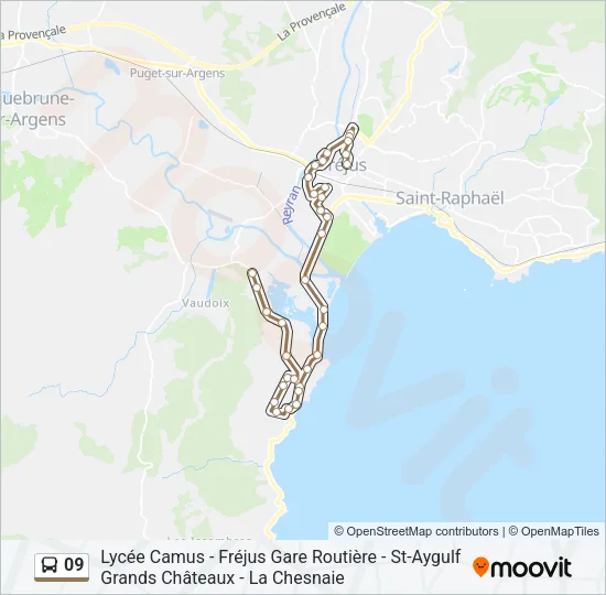 09 Bus Line Map