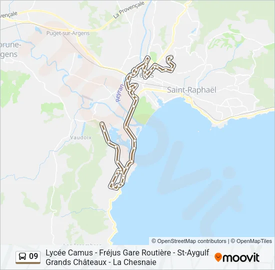 09 Bus Line Map