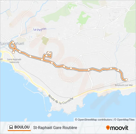 BOULOU Bus Line Map