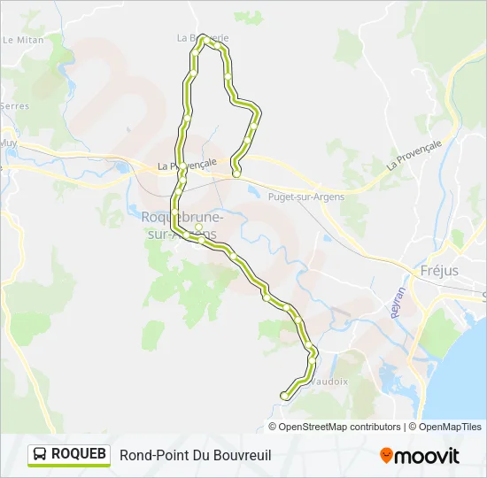 ROQUEB Bus Line Map