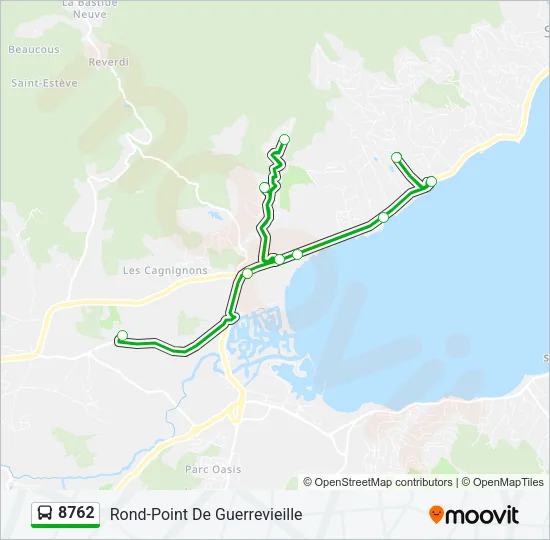 8762 Bus Line Map