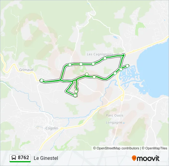 8762 Bus Line Map