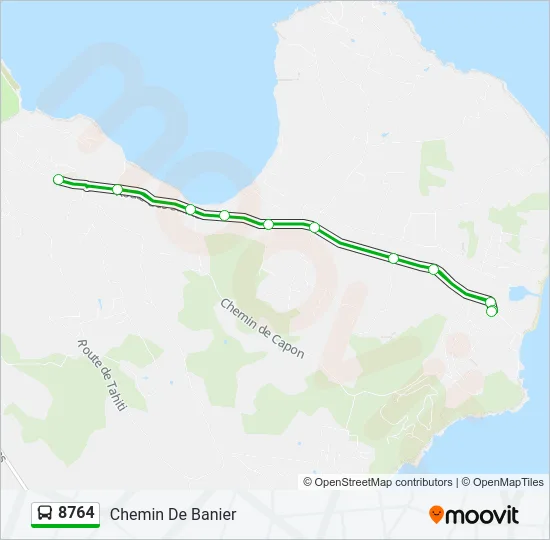 8764 Bus Line Map