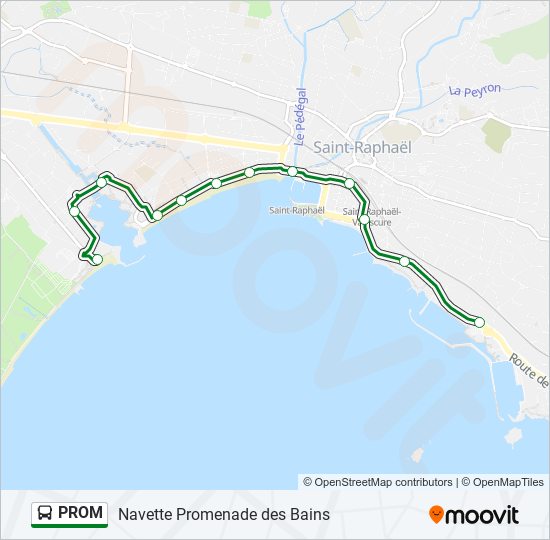 PROM bus Line Map