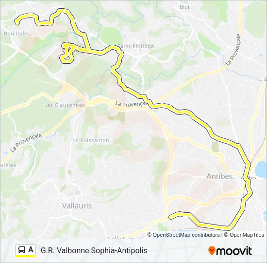A Bus Line Map