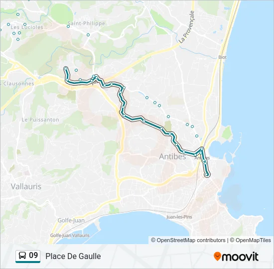 09 Bus Line Map