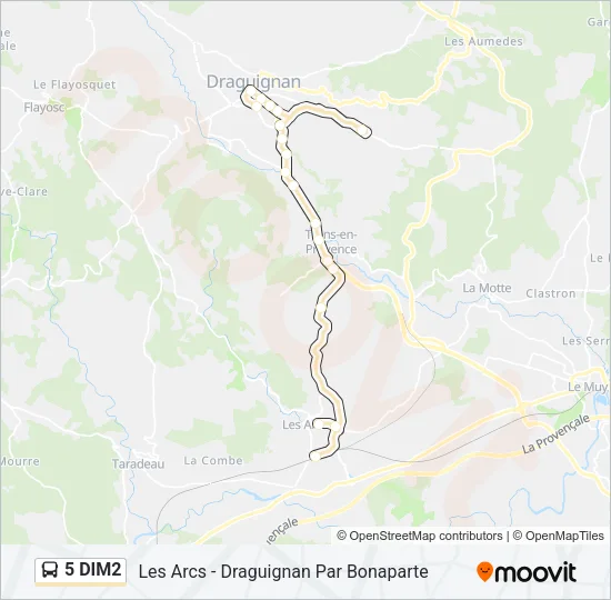 5 DIM2 Bus Line Map