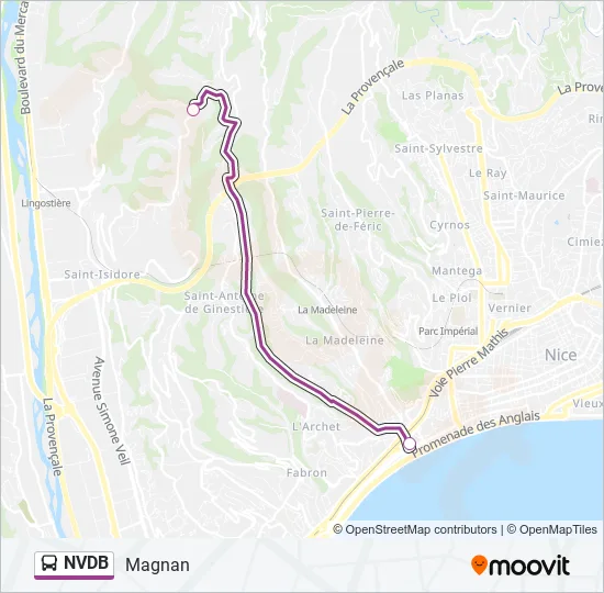 NVDB Bus Line Map