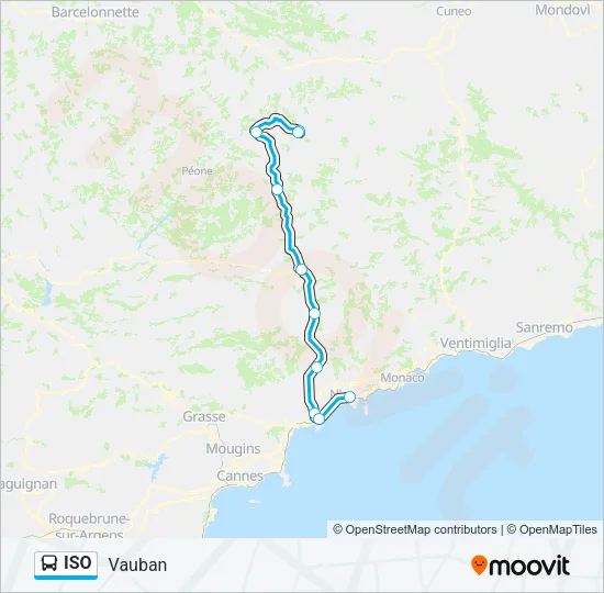 ISO Bus Line Map