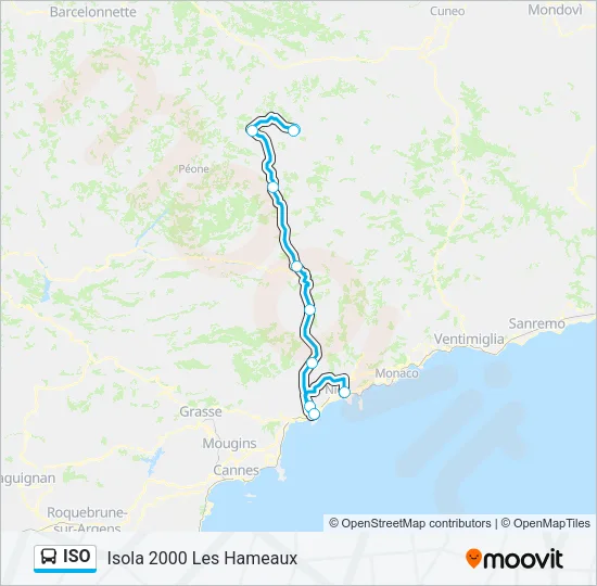 ISO Bus Line Map