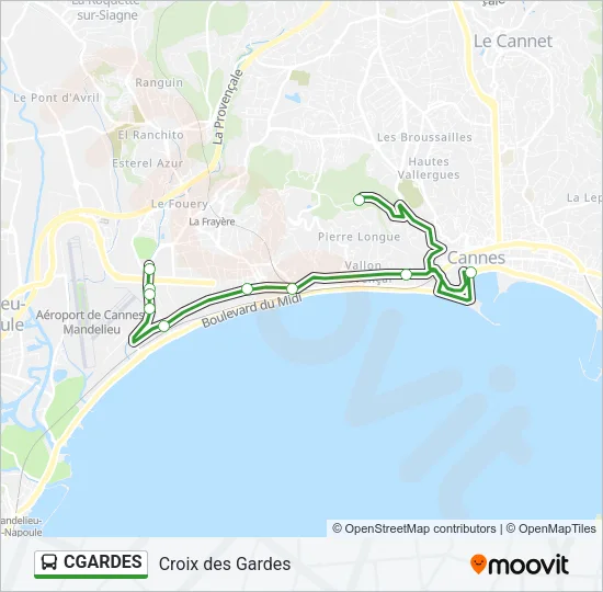 CGARDES Bus Line Map