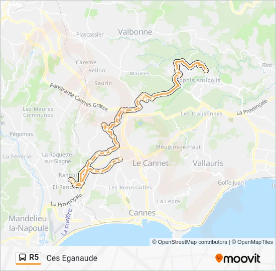 R5 Route: Schedules, Stops & Maps - Ces Eganaude (Updated)