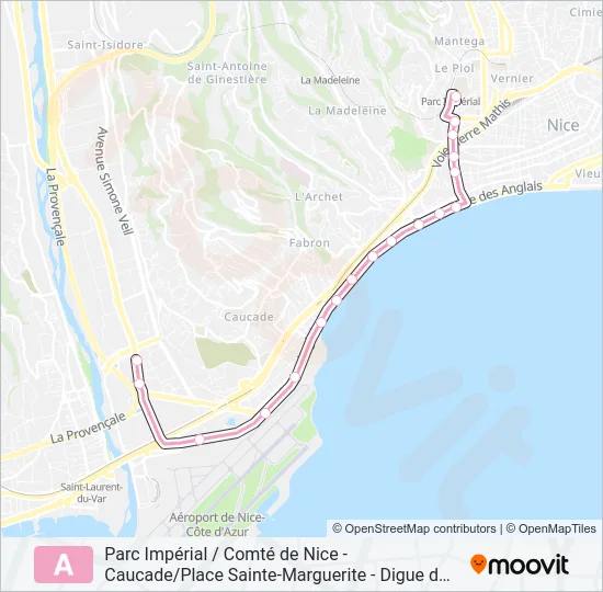 A Bus Line Map