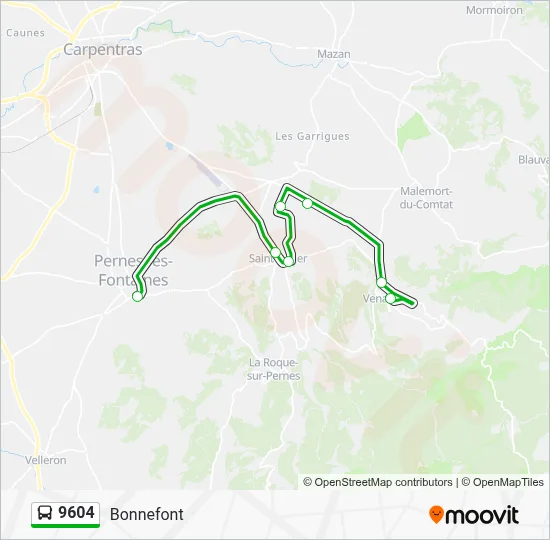 9604  Line Map