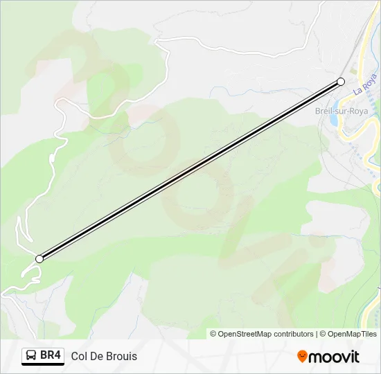 BR4 Bus Line Map
