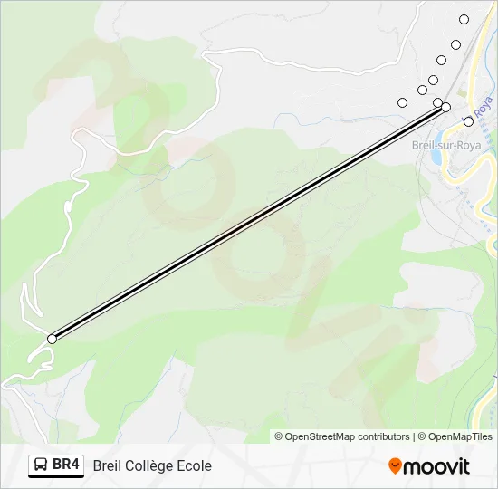 BR4 Bus Line Map