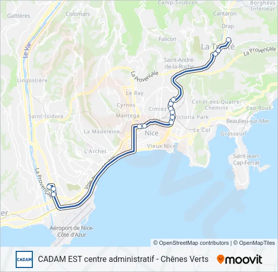 CE Bus Line Map