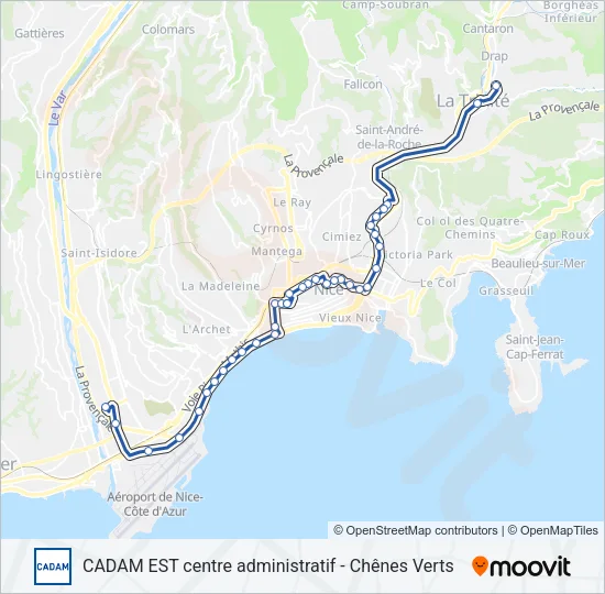 CE Bus Line Map