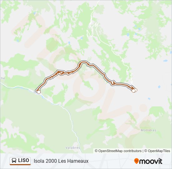 Mapa de LISO de autobús