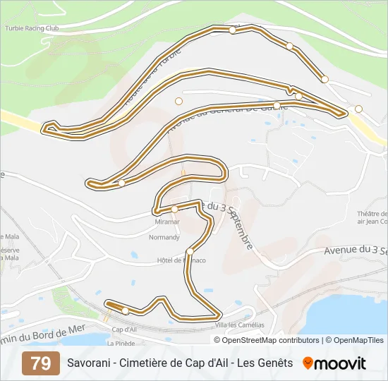 79 Bus Line Map