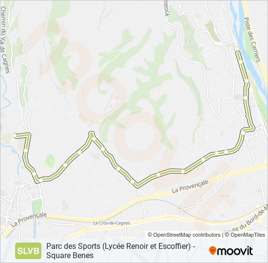 SLVB bus Line Map