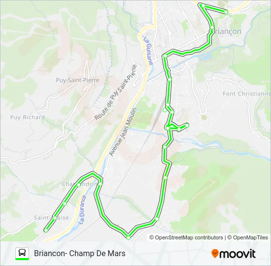 L03-URBAIN Bus Line Map