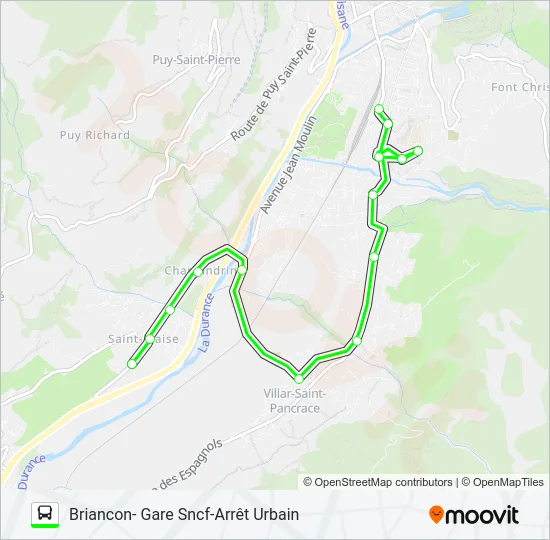 L03-URBAIN Bus Line Map